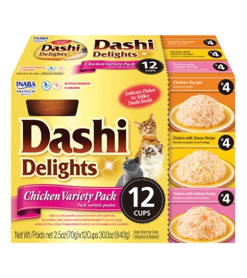 INABA dashi delights chicken variety pack