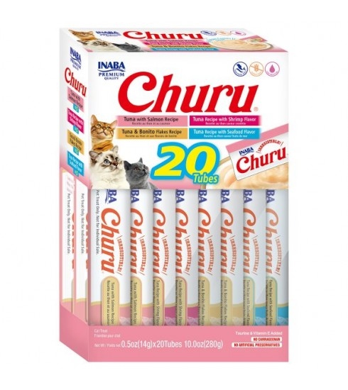 INABA churu creamy treat variety pack