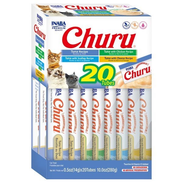 INABA churu creamy treat variety pack