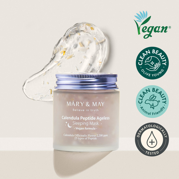Mary&May, Calendula Peptide Ageless Sleeping Mask 