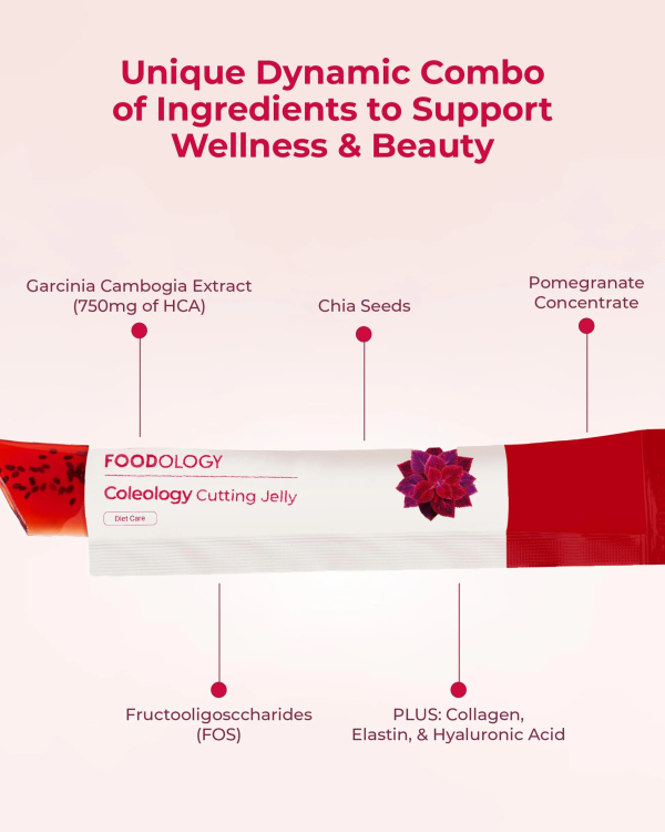 FOODOLOGY - Coleology Cutting Jelly 25g*10 sticks