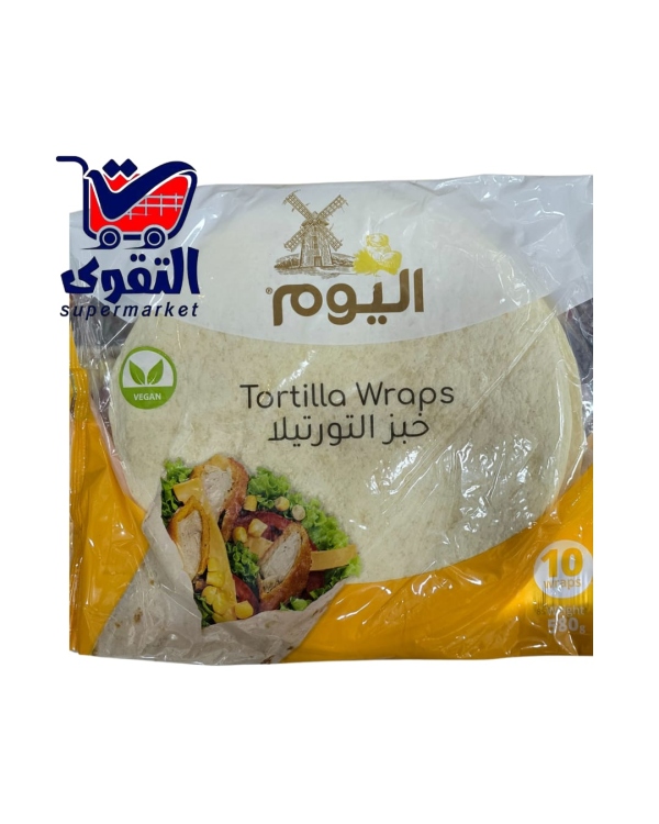 اليوم خبز تورتيلا 10قطع