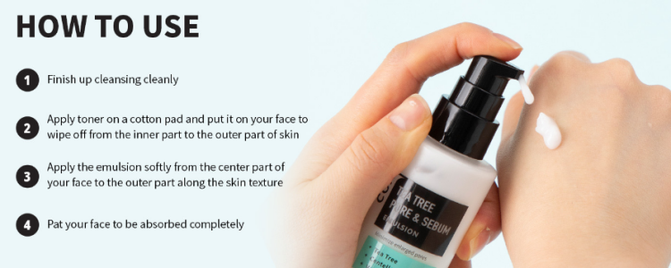 Coxir, Tea Tree Pore & Sebum Emulsion