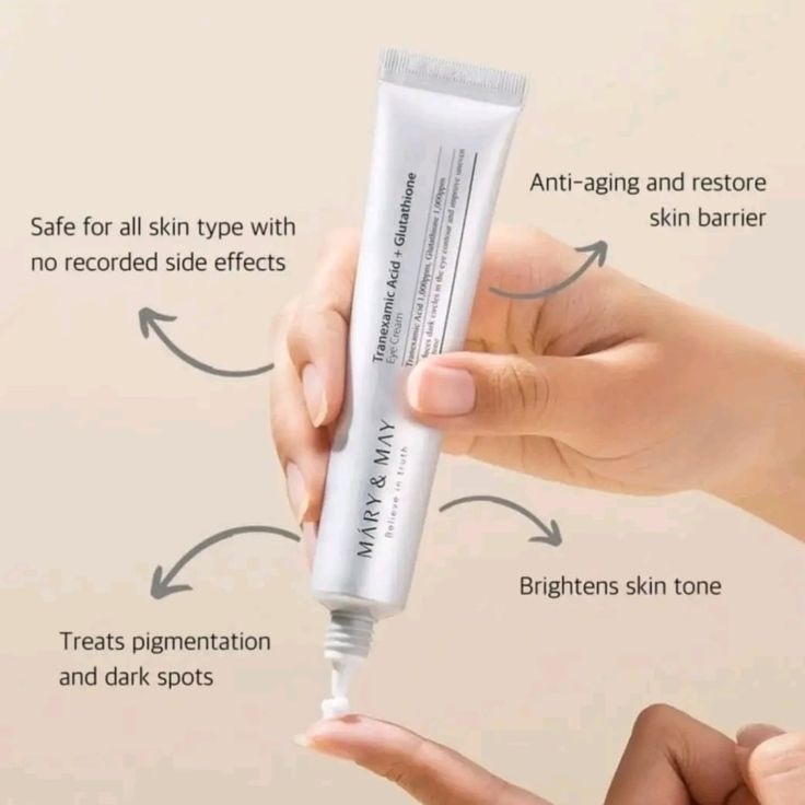 Mary&May - Tranexamic Acid + Glutathione Eye Cream 