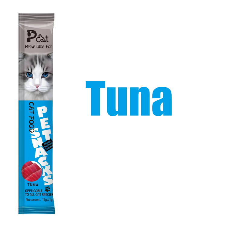 بت سناك - تريت قطط كريمة بنكهة التونا- 50 أصبع