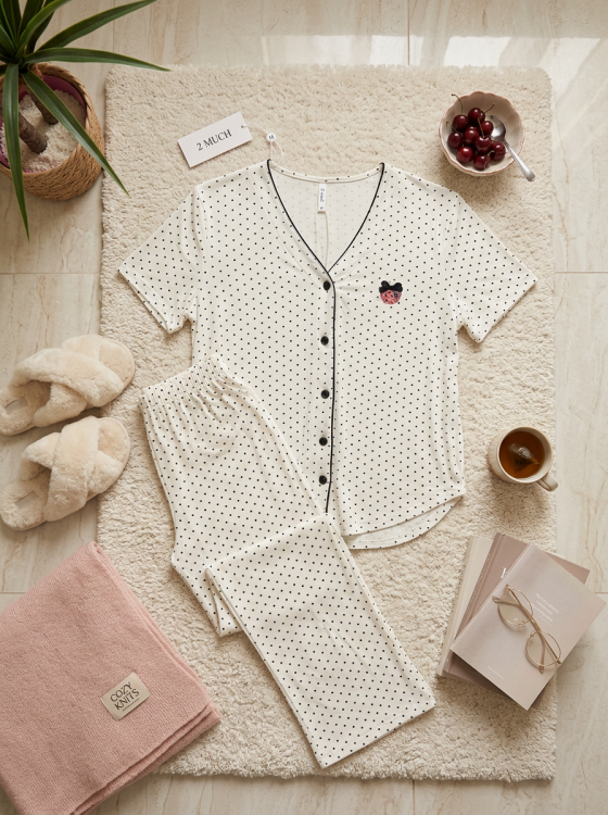 بيجامه قطن ليكرا 