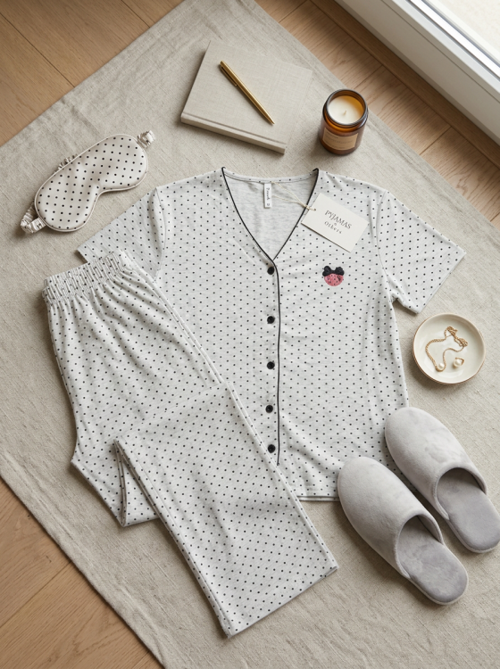 بيجامه قطن ليكرا 