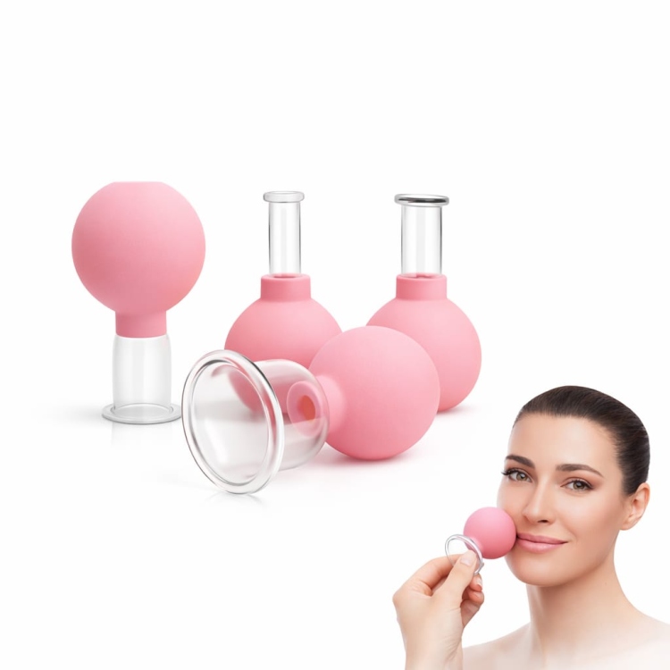 كاسات سيلكون حجامة للوجة عدد 4 قطع