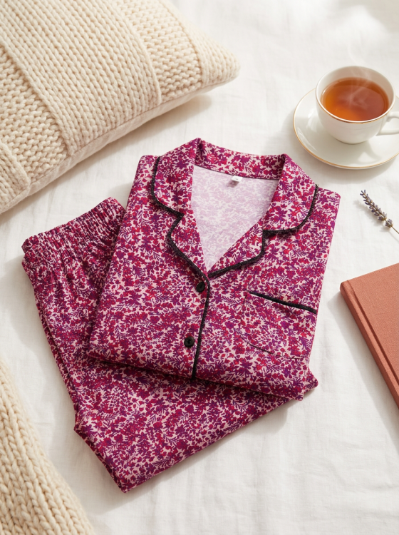 بيجامه فسيكوز قطن 3119