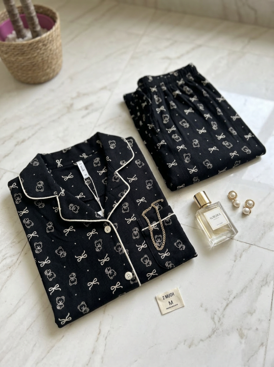 بيجامه فسيكوز قطن 3077