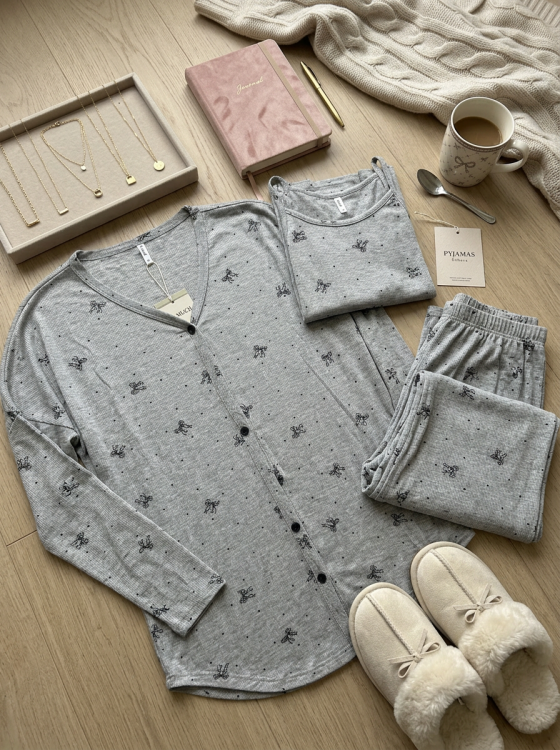 بيجامه 3 قطع فسيكوز 3044