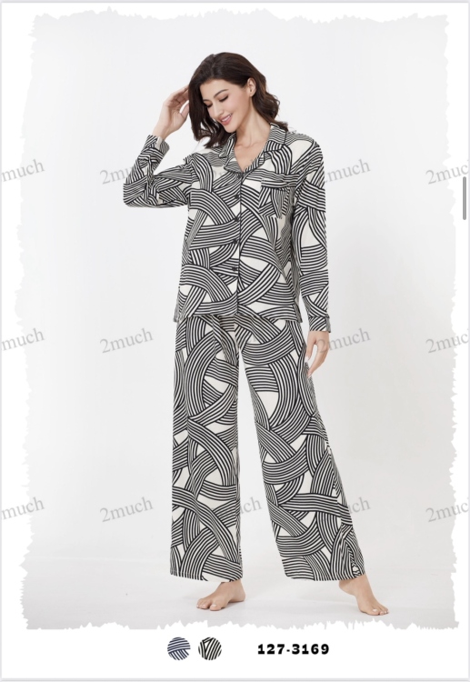 بيجامه رايون قطن 3169