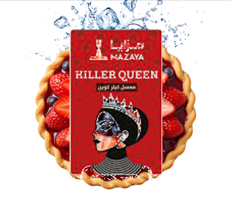 MAZAYA KILLER QUEEN - Iced Sweet Tart and  Red Berries Flavor - 50gr
