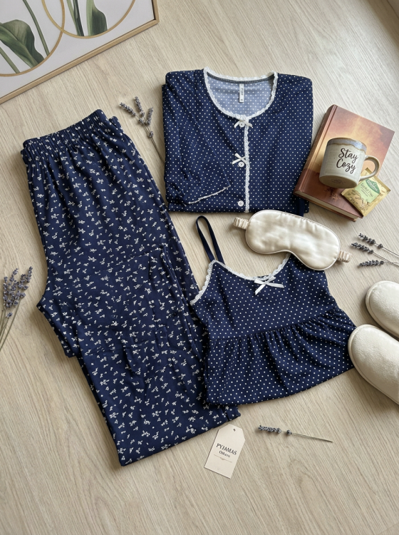 بيجامه 3 قطع TR 3327