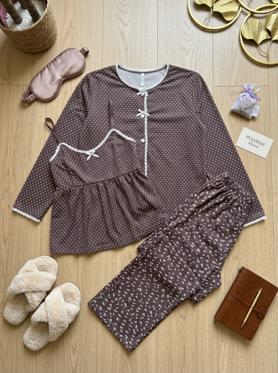 بيجامه 3 قطع TR 3327