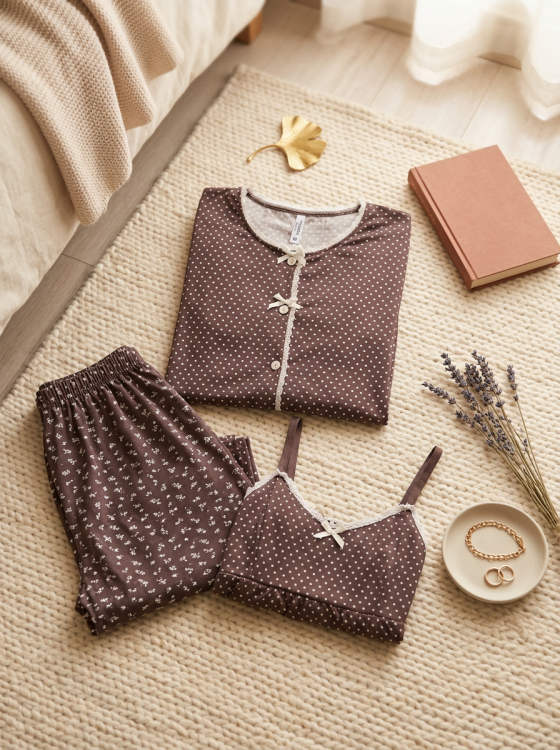 بيجامه 3 قطع TR 3327