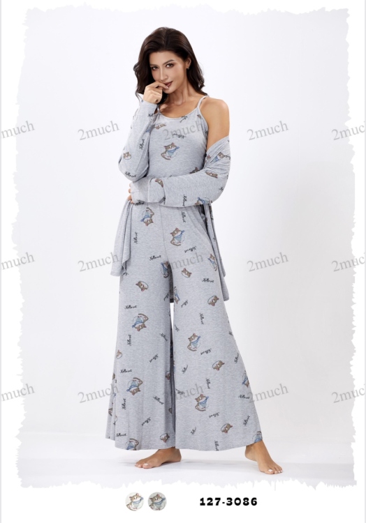 بيجامه فسيكوزقطن3086