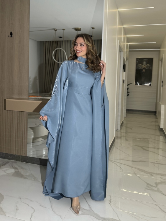جلابية ملاك Batwing Sleeve Long Dress