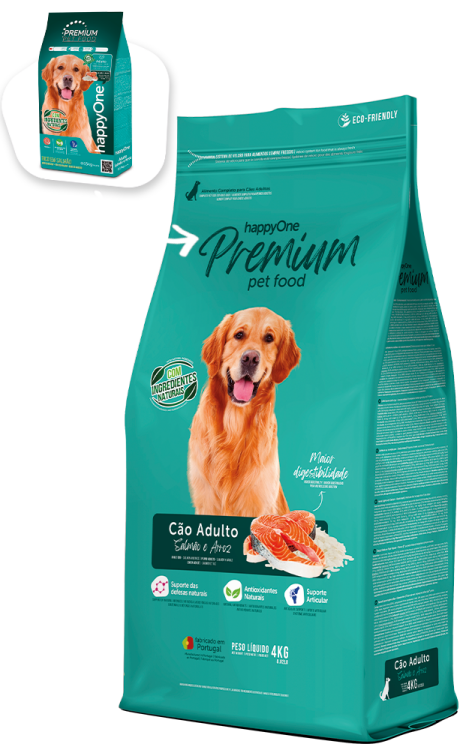 HappyOne Adult Dog - Salmon and Rice 15kg Super Premium