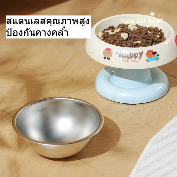 صحن للقطط ستانلس بتصميم جدا مميز 