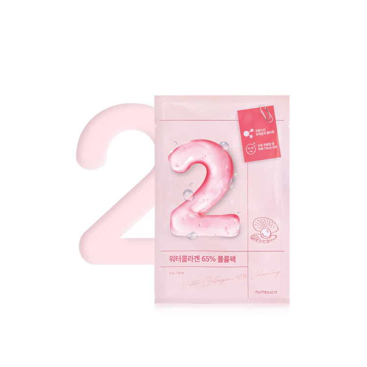 Numbuzin  No. 2 Water Collagen 65% Voluming Sheet Mask 