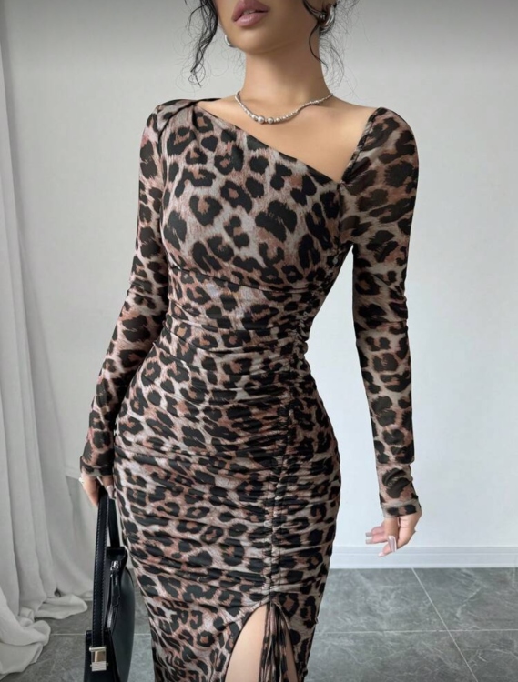 فستان تايجر طويل