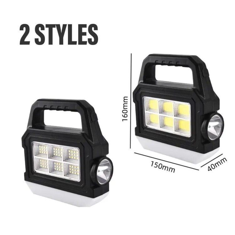 كشاف محمول يضيئ من الجانبين مع خاصية باور بانك