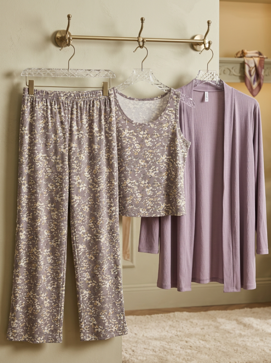 بيجامه 3 قطع  3223