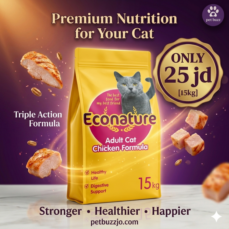 Econature chicken cat food premium 15kg offer