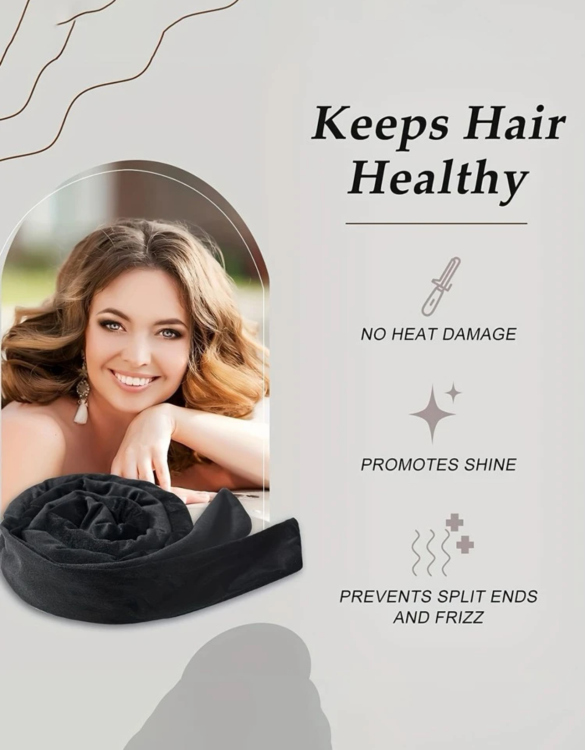 Heatless Curling Rod Headband 