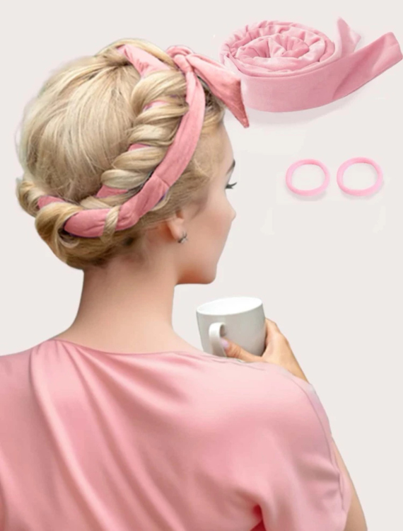 Heatless Curling Rod Headband 