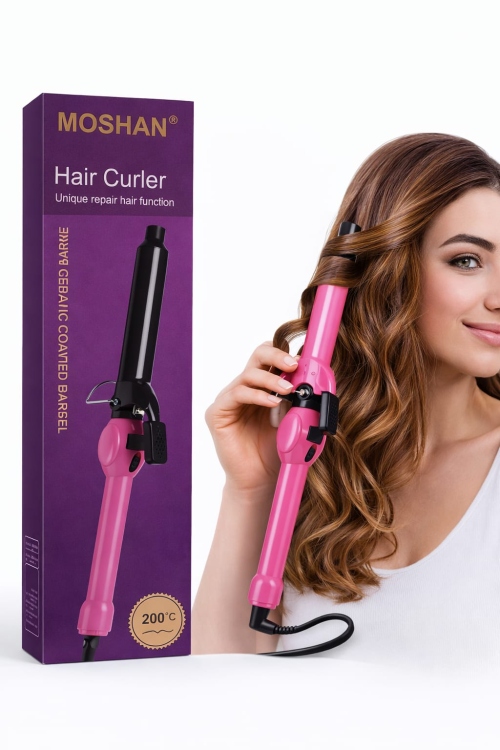 جهاز moshan الكهربائي لتصفيف شعر مموج 
