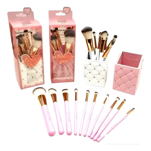 طقم فراشي مكياج 