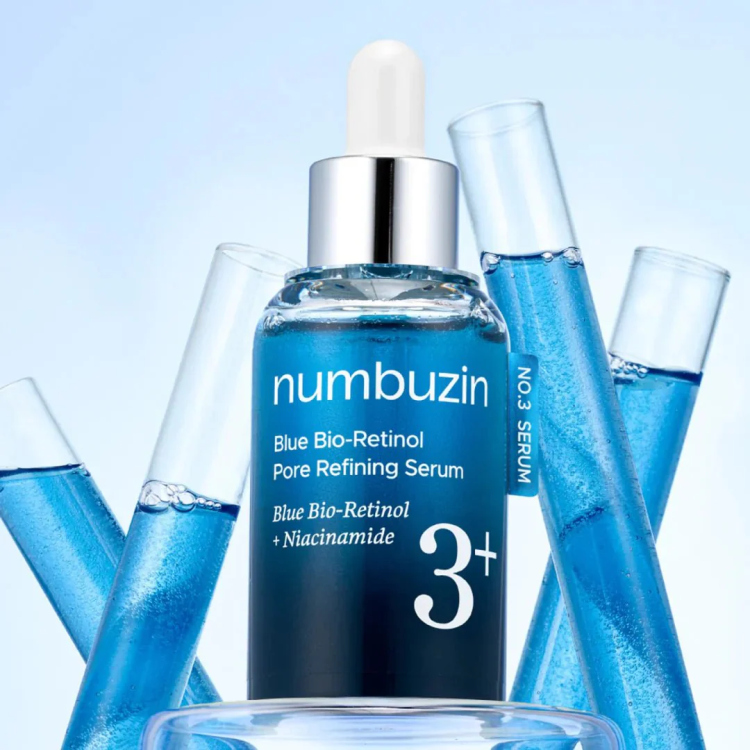 numbuzin - No.3 Blue Bio-Retinol Pore Refining Serum 30ml