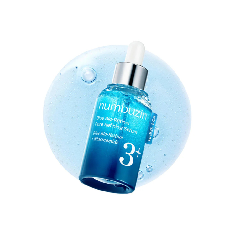 numbuzin - No.3 Blue Bio-Retinol Pore Refining Serum 30ml