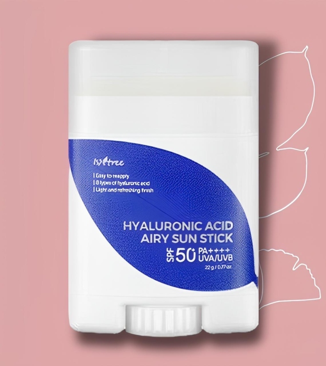 Isntree Hyaluronic Acid Airy Sun Stick واقي شمس ستيك من ازنتري بالهايرونيك اسد