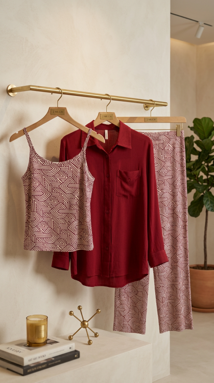 بيجامه 3 قطع 3064