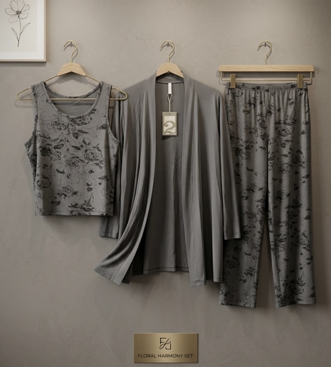 بيجامه 3 قطع 3034