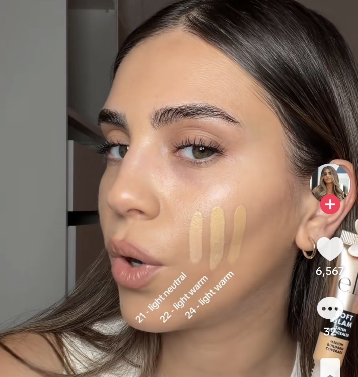 ELF Soft Glam Satin Concealer, Medium Coverage For Blemishes & Under-Eye, Crease-Resistant
