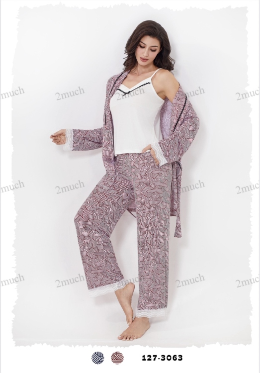 بيجامه 3قطع  3068 