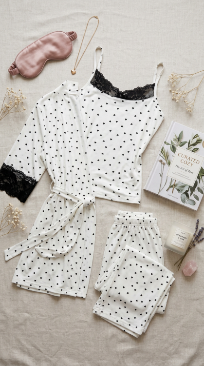 بيجامه قطن 3 قطع 3127