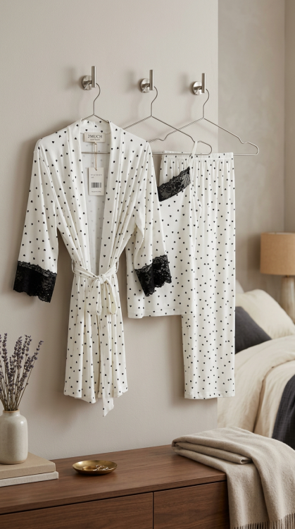 بيجامه قطن 3 قطع 3127