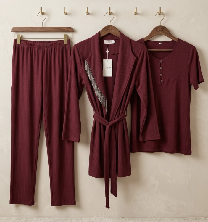 بيجامه نفاس 3 قطع 36021