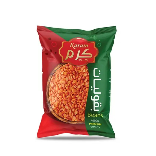 كرم زمزم عدس مجروش  800 غم