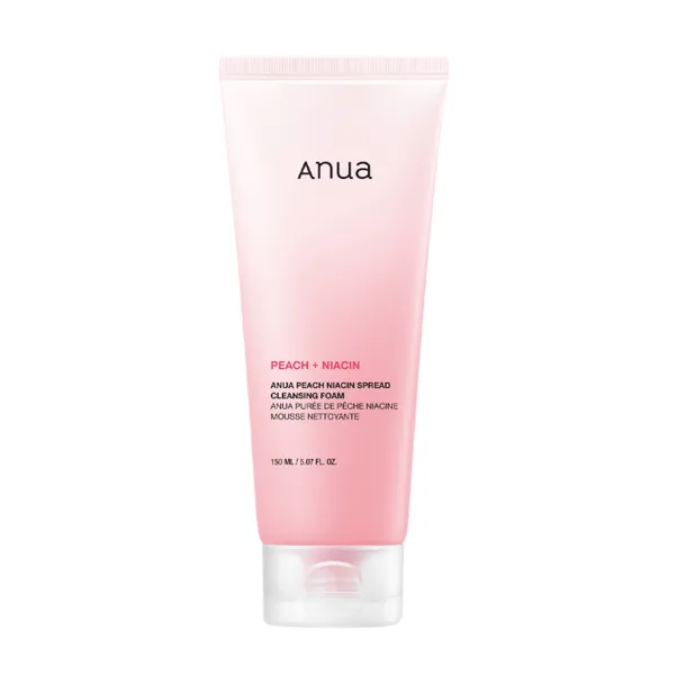 Anua, Peach Niacin Spread Cleansing Foam