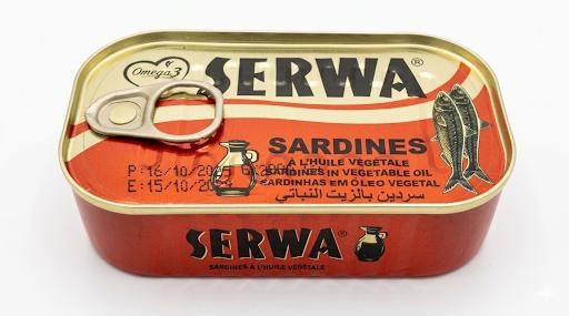سيروا سردين بالزيت النباتي 125 غم 