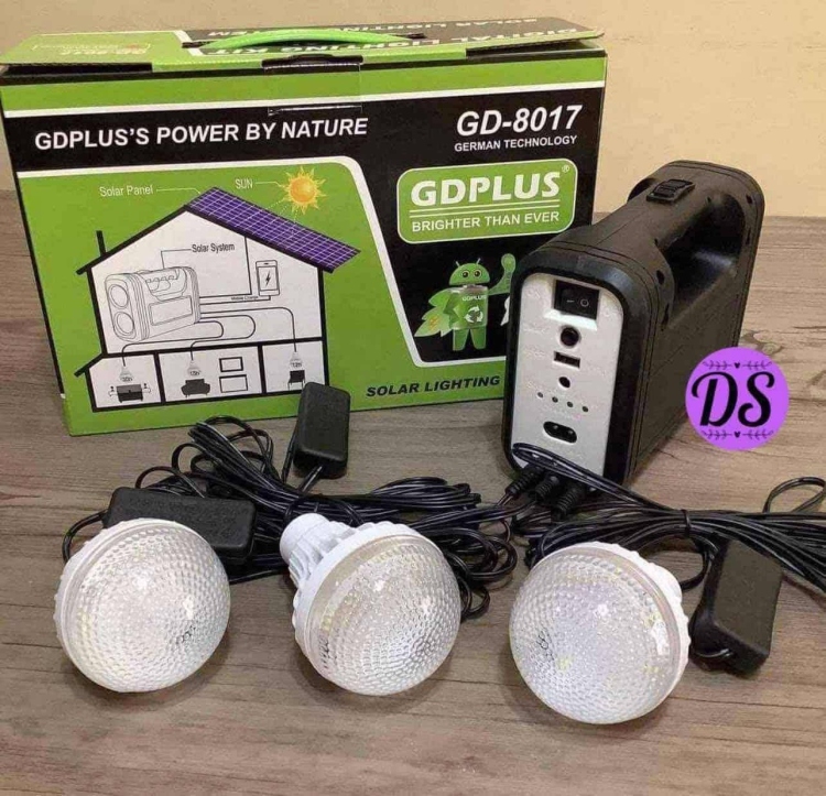 بوربانك على الطاقة الشمسية مع 3 لمبات 