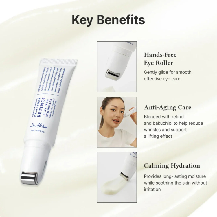 Dr. Althea - Retinol Flat Iron Eye Roller 25ml 