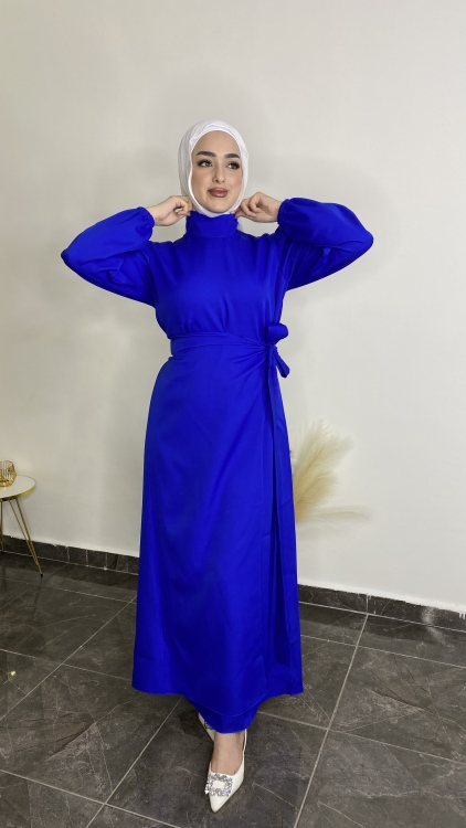 فستان " المسك " باللون النيلي 