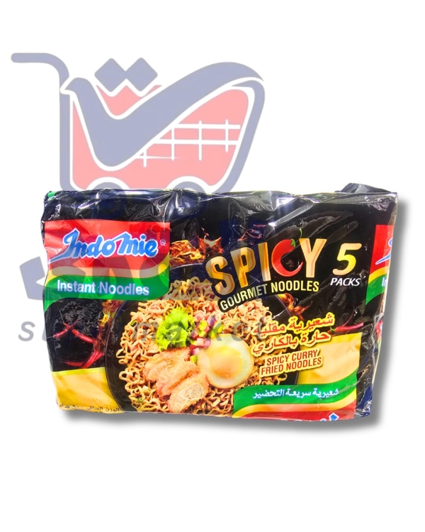 اندومي شعيرية حارة بالكاري90غ*5